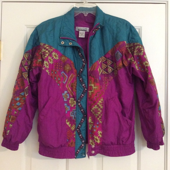 Lavon Jackets & Blazers - Vintage Lavon Petites Nylon Full Zip Jacket SZ PS